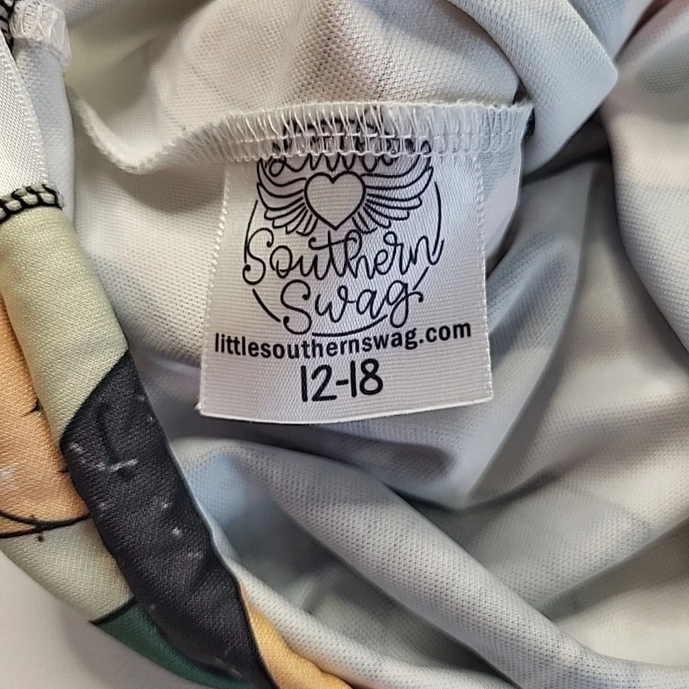 LITTLE SOUTHERN SWAG Infant Boutique Swimsuits 12-18mo‎ Johnny Cash & Tractors